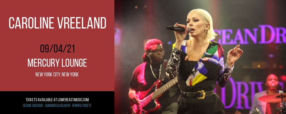 Caroline Vreeland at Mercury Lounge tickets Caroline Vreeland at Mercury Lounge