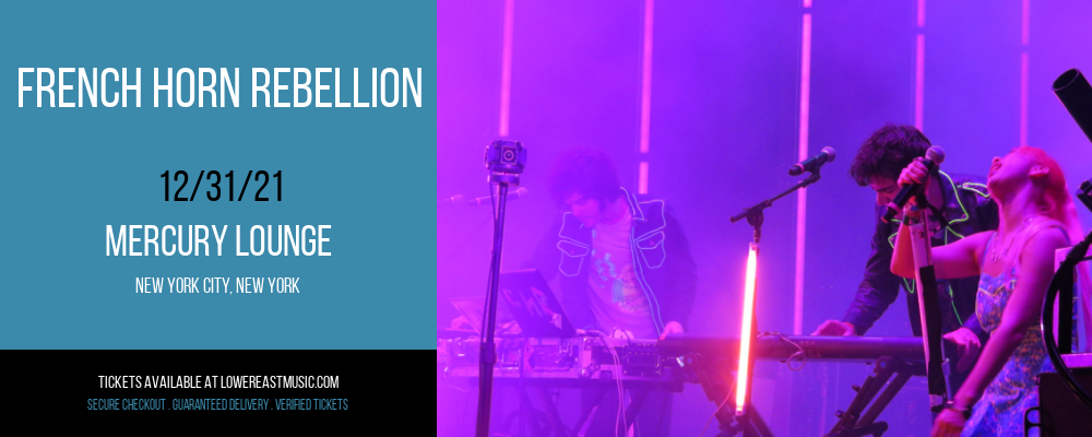 French Horn Rebellion at Mercury Lounge tickets French Horn Rebellion at Mercury Lounge