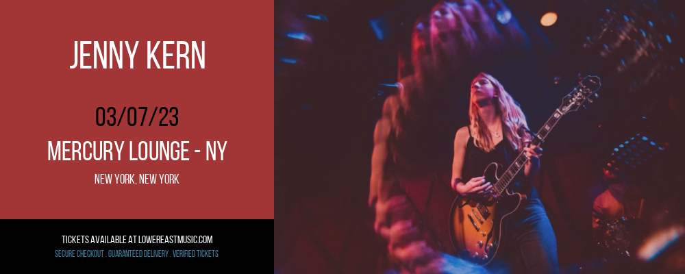 Jenny Kern at Mercury Lounge tickets Jenny Kern at Mercury Lounge