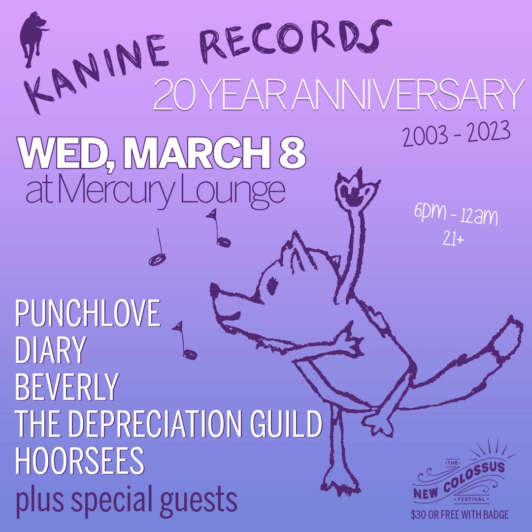 20th Anniversary Kanine Records at Mercury Lounge