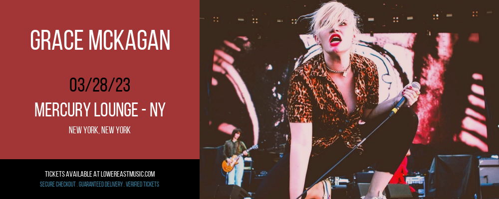 Grace McKagan at Mercury Lounge tickets Grace McKagan at Mercury Lounge