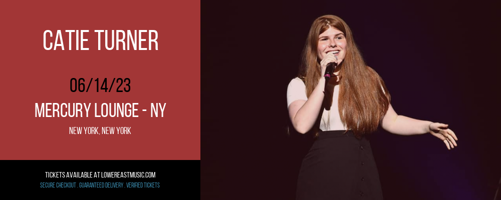 Catie Turner at Mercury Lounge tickets Catie Turner at Mercury Lounge