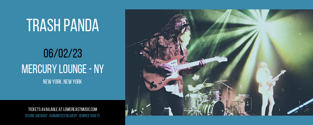 Trash Panda at Mercury Lounge tickets Trash Panda at Mercury Lounge