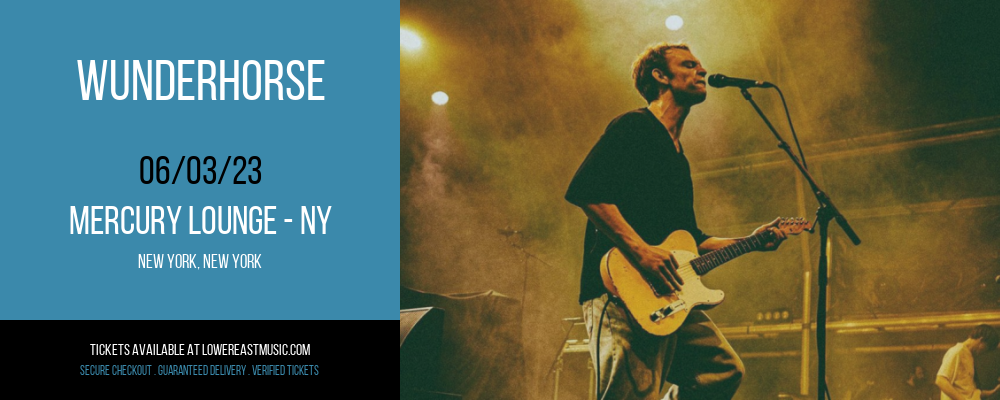 Wunderhorse at Mercury Lounge tickets Wunderhorse at Mercury Lounge