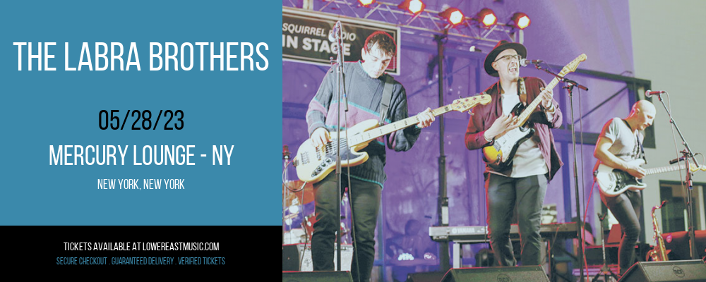 The Labra Brothers at Mercury Lounge tickets The Labra Brothers at Mercury Lounge