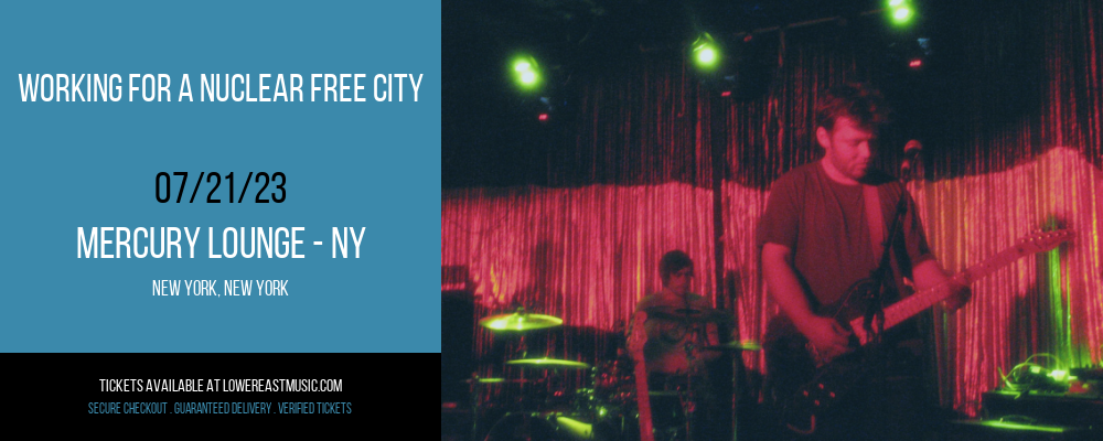 Working for a Nuclear Free City at Mercury Lounge