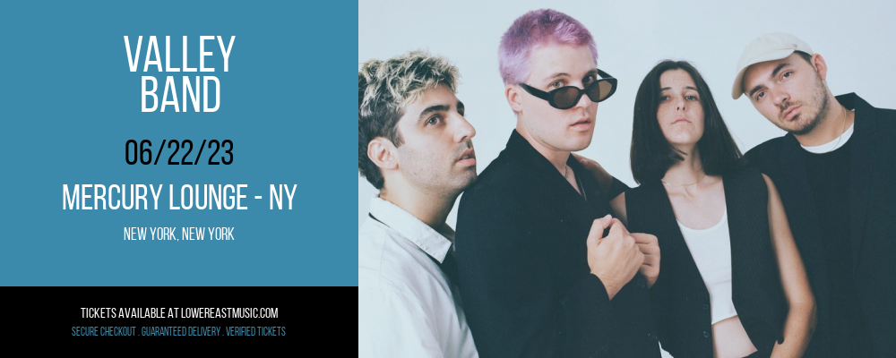 Valley - Band at Mercury Lounge tickets Valley - Band at Mercury Lounge