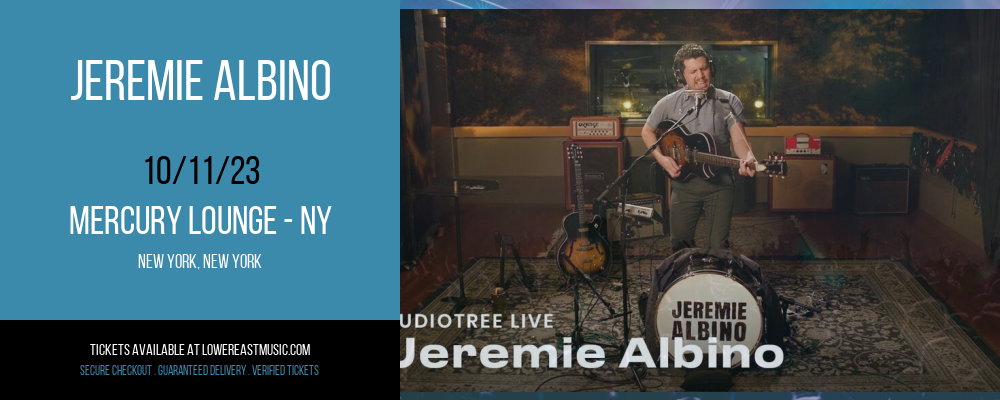 Jeremie Albino at Mercury Lounge - NY