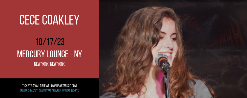 Cece Coakley at Mercury Lounge - NY