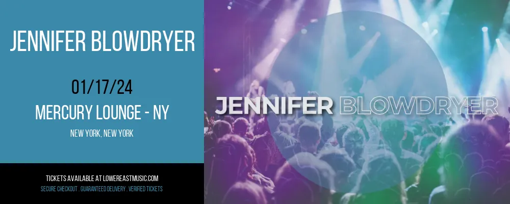 Jennifer Blowdryer at Mercury Lounge - NY