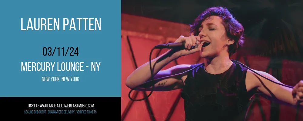 Lauren Patten at Mercury Lounge - NY