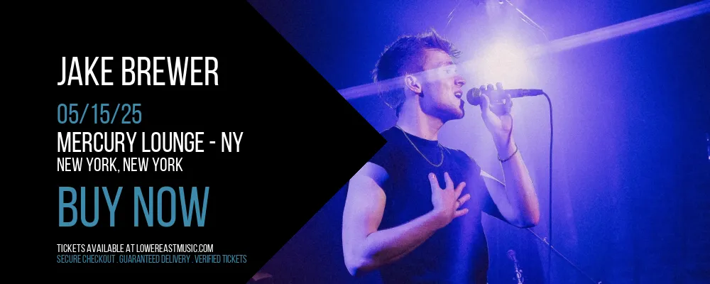Jake Brewer at Mercury Lounge - NY
