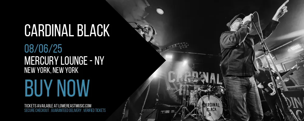 Cardinal Black at Mercury Lounge - NY