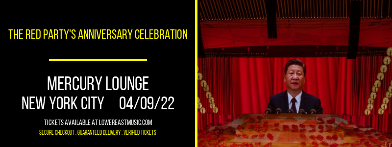 The Red Party's Anniversary Celebration at Mercury Lounge