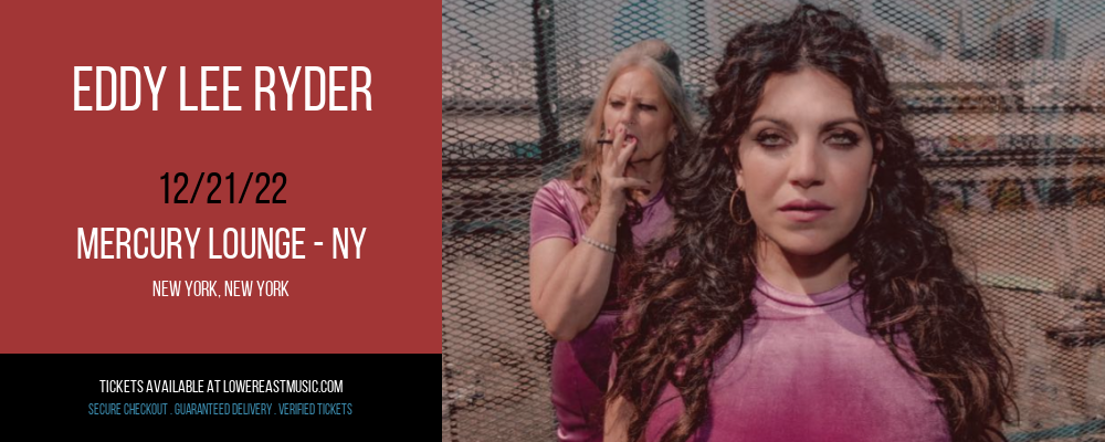 Eddy Lee Ryder at Mercury Lounge tickets Eddy Lee Ryder at Mercury Lounge