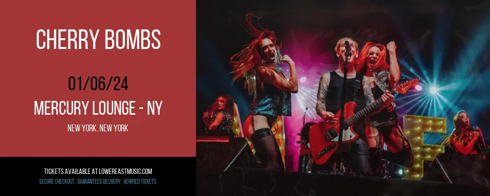 Cherry Bombs at Mercury Lounge - NY
