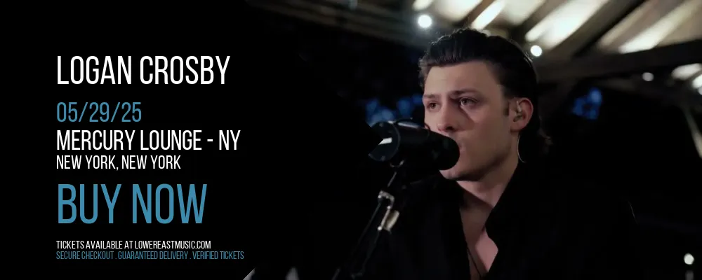 Logan Crosby at Mercury Lounge - NY